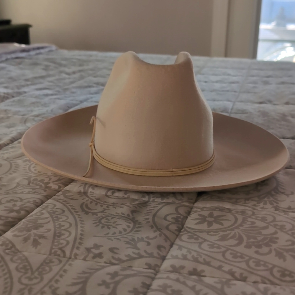 Lack of color cowboy hat